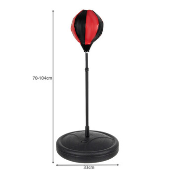 Iso trade Παιδικό Σετ Πυγμαχίας 3 σε 1 με Σάκο, Μπάλα & Γάντια 26094