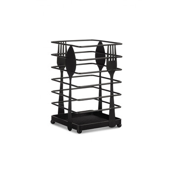 Edenberg Μαύρη Θήκη Μαχαιροπήρουνων από Ανοξείδωτο Ατσάλι EB-311