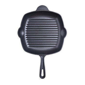 ESTIA Μαντεμένια Αντικολλητική Γκριλιέρα IRON 28cm για Ομοιόμορφο Ψήσιμο 01-9939