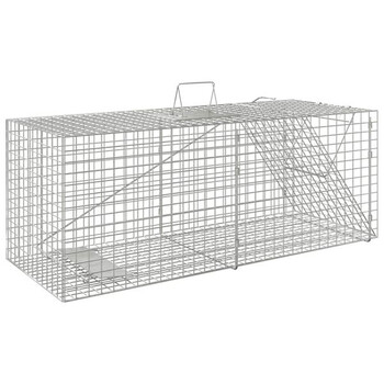 vidaXL Παγίδα Ζώων 64,5x25x26,5 εκ. από Γαλβανισμένο Σίδηρο 154933