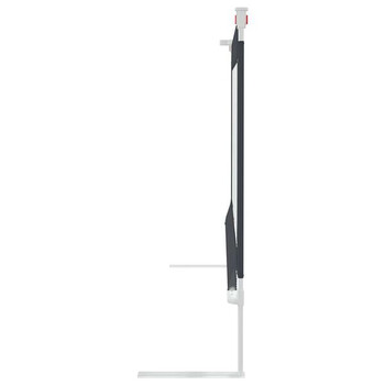 vidaXL Μπάρα Κρεβατιού Προστατευτική Σκούρο Γκρι 150x25 εκ. Υφασμάτινη 10229