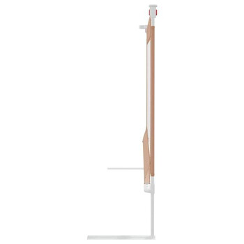 vidaXL Μπάρα Κρεβατιού Προστατευτική Taupe 200 x 25 εκ. Υφασμάτινη 10224