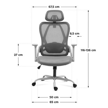 MarkAdler Περιστρεφόμενη Καρέκλα Manager 2.9 Γκρι μ 5903796018837