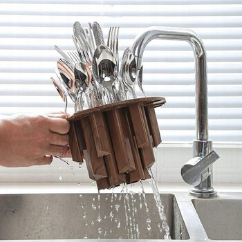 Rosa Bella Σετ μαχαιροπήρουνων 24 τεμαχίων από ανοξείδωτο ατσάλι σε Θήκη Silver RB-735