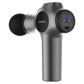 Cecotec Πιστόλι Μασάζ SkinCare με 99 επίπεδα έντασης, 4 κεφαλές, Ελαφρύ και συμπαγές, με θήκη αποθήκευσης. CEC-116295