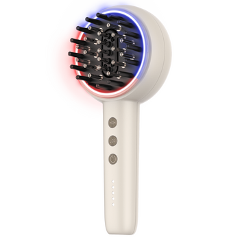 Cecotec Βούρτσα Αποκατάστασης Μαλλιών με EMS Μικρορεύματα Revitalize TotalCare, Κόκκινο και Μπλε LED, Εφαρμογέας Ορού και 5 Επίπεδα Έντασης, Θρέφει, Συσφίγγει και Ενδυναμώνει τα Μαλλιά από τη Ρίζα CEC-116309