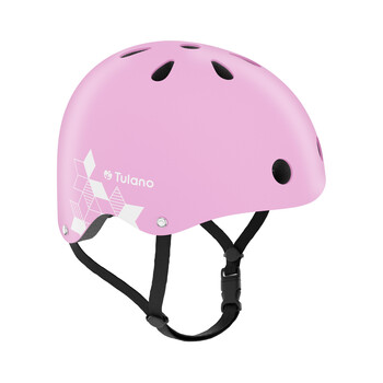 Tulano Ροζ Παιδικό Κράνος Ποδηλάτου & Σκούτερ ABS/EPS 48-52 cm για Ηλικίες από 3 ετών 5903796019339