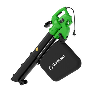 Gregman Ηλεκτρικός Φυσητήρας & Σκούπα Φύλλων με Ενσωματωμένο Θρυμματιστή Κήπου 5903796018059