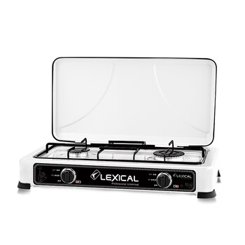 Lexical gas Stove 2 Burners White lgs-2812-1
