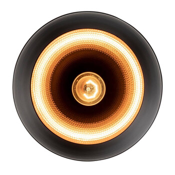 Zeno Black Drop - Κρεμαστό Μονόφωτο E27 Μοντέρνο Μέταλλο Μαύρο Καμπάνα - Μ24 x Π24 x Υ30cm