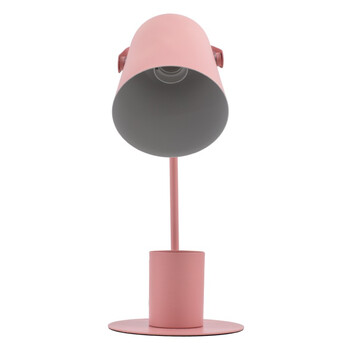 Focus Desk Pink - Επιτραπέζιο Μονόφωτο E27 Μοντέρνο Μέταλλο Ροζ Καμπάνα - Μ12 x Π15 x Υ38cm