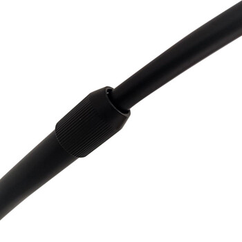 Arc Elegance - Επιδαπέδιο Μονόφωτο E27 Μοντέρνο Μέταλλο - Ύφασμα Μαύρο Καμπάνα - Μ38 x Π38 x Υ172cm