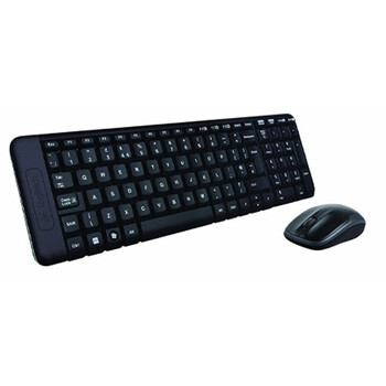 Logitech MK220 - Ασύρματο Σετ Πληκτρολόγιο & Ποντίκι USB - Αγγλικό US - Μαύρο