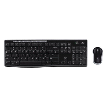 Logitech MK270 - Ασύρματο Σετ Πληκτρολόγιο & Ποντίκι USB - Αγγλικό US - Μαύρο