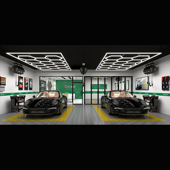 StrataBeam - Διακοσμητικό LED Φωτιστικό Πάνελ Οροφής Πολυγωνικού Σχεδιασμού με Εσωτερικά Μοτίβα - 534W 110-240V - Μ484.0 x Π243.3 x Υ2cm - Ψυχρό Λευκό 6500K