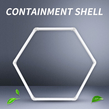 GridAura - Διακοσμητικό LED Φωτιστικό Πάνελ Οροφής Πολυγωνικού Σχεδιασμού με Εσωτερικά Μοτίβα - 456W 110-240V - Μ484.0 x Π243.3 x Υ2cm - Ψυχρό Λευκό 6500K