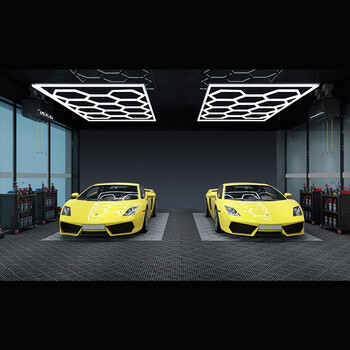 ModuShine - Διακοσμητικό LED Φωτιστικό Πάνελ Οροφής Πολυγωνικού Σχεδιασμού με Εσωτερικά Μοτίβα - 576W 110-240V - Μ478.0 x Π302.5 x Υ2cm - Ψυχρό Λευκό 6500K