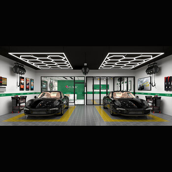 ModuShine - Διακοσμητικό LED Φωτιστικό Πάνελ Οροφής Πολυγωνικού Σχεδιασμού με Εσωτερικά Μοτίβα - 576W 110-240V - Μ478.0 x Π302.5 x Υ2cm - Ψυχρό Λευκό 6500K