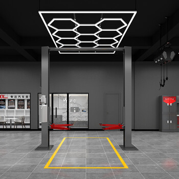 ModuShine - Διακοσμητικό LED Φωτιστικό Πάνελ Οροφής Πολυγωνικού Σχεδιασμού με Εσωτερικά Μοτίβα - 576W 110-240V - Μ478.0 x Π302.5 x Υ2cm - Ψυχρό Λευκό 6500K