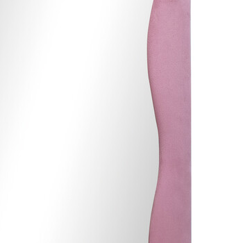 Καθρέπτης Lezour pakoworld βελούδο σε σάπιο μήλο απόχρωση 50x5x170εκ