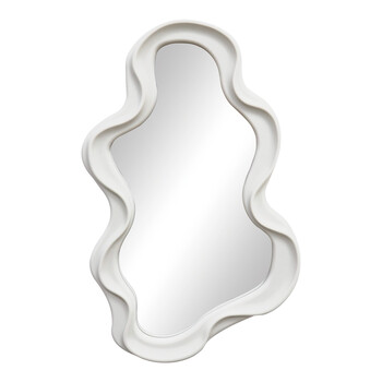 Καθρέπτης Liquid pakoworld pp σε λευκή απόχρωση 26x2.7x39εκ