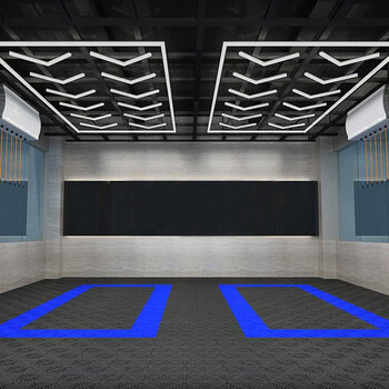 SkyFold - Διακοσμητικό LED Φωτιστικό Πάνελ Οροφής Πολυγωνικού Σχεδιασμού με Εσωτερικά Μοτίβα - 384W 110-240V - Μ484.0 x Π243.3 x Υ2cm - Ψυχρό Λευκό 6500K