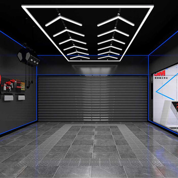 SkyFold - Διακοσμητικό LED Φωτιστικό Πάνελ Οροφής Πολυγωνικού Σχεδιασμού με Εσωτερικά Μοτίβα - 384W 110-240V - Μ484.0 x Π243.3 x Υ2cm - Ψυχρό Λευκό 6500K