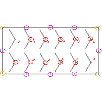 SkyFold - Διακοσμητικό LED Φωτιστικό Πάνελ Οροφής Πολυγωνικού Σχεδιασμού με Εσωτερικά Μοτίβα - 384W 110-240V - Μ484.0 x Π243.3 x Υ2cm - Ψυχρό Λευκό 6500K