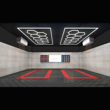 LightMatrix - Διακοσμητικό LED Φωτιστικό Πάνελ Οροφής Πολυγωνικού Σχεδιασμού με Εσωτερικά Μοτίβα - 886W 110-240V - Μ471.4 x Π236.1 x Υ8cm - Ψυχρό Λευκό 6500K