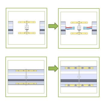 IllumaNet - Διακοσμητικό LED Φωτιστικό Πάνελ Οροφής Πολυγωνικού Σχεδιασμού με Εσωτερικά Μοτίβα - 731W 110-240V - Μ471.0 x Π235.8 x Υ8cm - Ψυχρό Λευκό 6500K