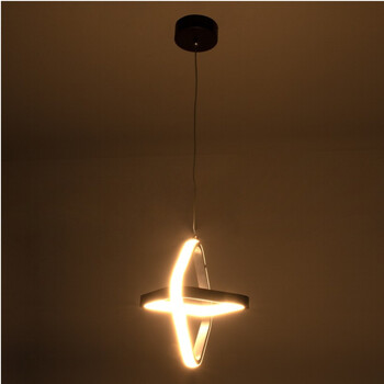 VenCore Duo Lume 6089-20005 - Μοντέρνο Κρεμαστό Φωτιστικό Οροφής Δίφωτο LED 22W Μαύρο Αλουμίνιο Γεωμετρικού Σχεδιασμού 24εκ με Ρυθμιζόμενο CCT Λευκό - Ημέρας - Θερμό - Χειρισμός CCT μέσω Διακόπτη On-Off