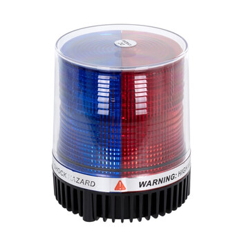 VenCore 6855-10002 - Αδιάβροχος Μαγνητικός Φάρος LED Διπλού Χρώματος Κόκκινο-Μπλε με Βύσμα Αναπτήρα Αυτοκινήτου 12-24V