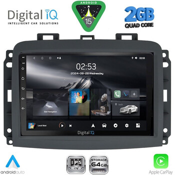 DIGITAL IQ RSD 1132_CPA (10inc) MULTIMEDIA TABLET for FIAT 500L mod. 2012-2022