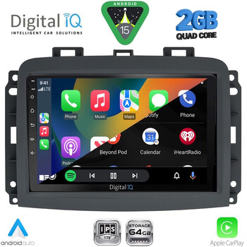 DIGITAL IQ RSD 1132_CPA (10inc) MULTIMEDIA TABLET for FIAT 500L mod. 2012-2022