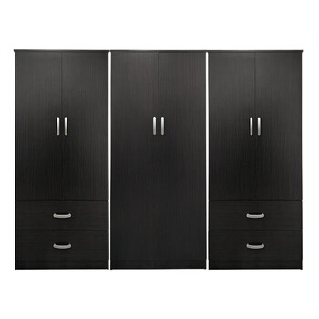 Ντουλάπα τετράφυλλη Lego pakoworld wenge 240x42x180εκ