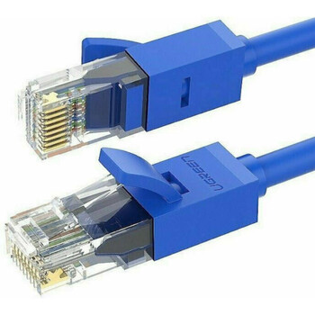 Ugreen Ethernet RJ45 Rounded Network Cable Cat.6 UTP 1m Blue (11204) (UGR11204)