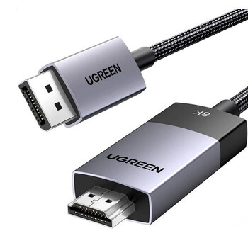 Ugreen DisplayPort to HDMI cable DP115 8k 60 Hz 1m black (80395) (UGR80395)
