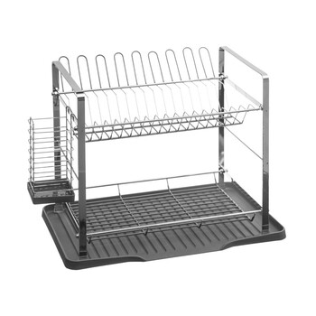 Διώροφη Μεταλλική Πιατοθήκη Στεγνωτήριο 46.2 x 33 x 35 cm 5Five Simply Smart 724370B