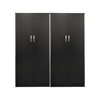 Ντουλάπα τετράφυλλη Lego Ι pakoworld wenge 160x42x180εκ