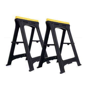 Σετ Αναδιπλούμενα Πλαστικά Καβαλέτα Εργασίας 2 τμχ 170 Kg Kraft&Dele KD-505