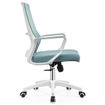 Shally Dogan  Μπλε Καρέκλα Γραφείου με Λευκή Δομή Πολυθρόνα για Γραφείο, Στούντιο, Παιδικό Δωμάτιο 02840556