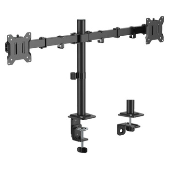 SBOX DESKTOP MOUNT 2xMONITORS 17'-32' MAX VESA 100x100