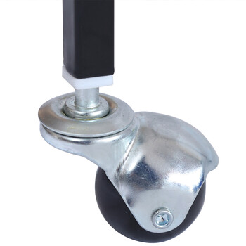 BAKAJI  Μαύρο Κλουβί Πουλιών για Παπαγάλους με Ανοιγόμενη Οροφή 46x35x148 εκ.  02840262