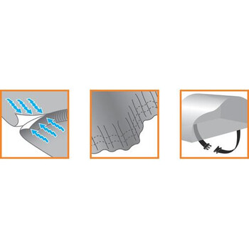 L2045.5-1 Lampa 4 Seasons AG-1 Κουκούλα Αυτοκινήτου για Abarth 500 07/2008>05/2016 Aδιάβροχη με Aπαλή Eσωτερική Eπένδυση από 100% PEVA Μη Τοξικό Βινύλιο με Διαστάσεις: 400x170x160 cm - 1 τεμ. (L2045.5)