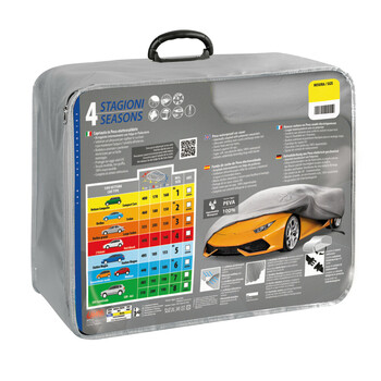 L2045.5-1 Lampa 4 Seasons AG-1 Κουκούλα Αυτοκινήτου για Abarth 500 07/2008>05/2016 Aδιάβροχη με Aπαλή Eσωτερική Eπένδυση από 100% PEVA Μη Τοξικό Βινύλιο με Διαστάσεις: 400x170x160 cm - 1 τεμ. (L2045.5)