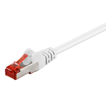 GOOBAY καλώδιο δικτύου 93507, CAT 6 S/FTP, copper, 250MHz, 3m, λευκό