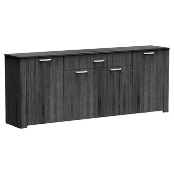 Μπουφές Kinley pakoworld σε ανθρακί-wenge απόχρωση 210x40x82εκ