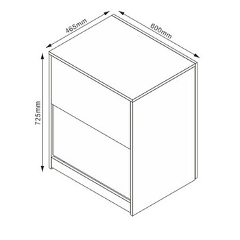 Πολυμορφικό ντουλάπι-γραφείο εργασίας Tivizual pakoworld πτυσσόμενο sonoma μελαμίνης 140x60x72εκ