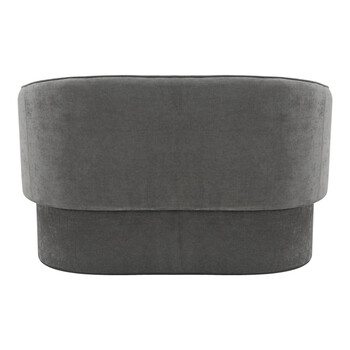 Καναπές διθέσιος Playmob pakoworld ύφασμα σε γκρι απόχρωση 128x65x79εκ