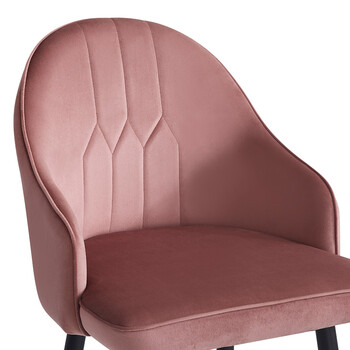 Σκαμπό μπαρ Velva pakoworld βελούδο σε σάπιο μήλο απόχρωση 46x45x113εκ 2 τμχ